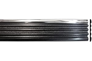 Automotive Authority Replacement Chrome Side Body Trim Molding for 1988-1998 Chevy GMC Tahoe Suburban Silverado Pickup Truck - 2.5" (Quarter Roll - 80")