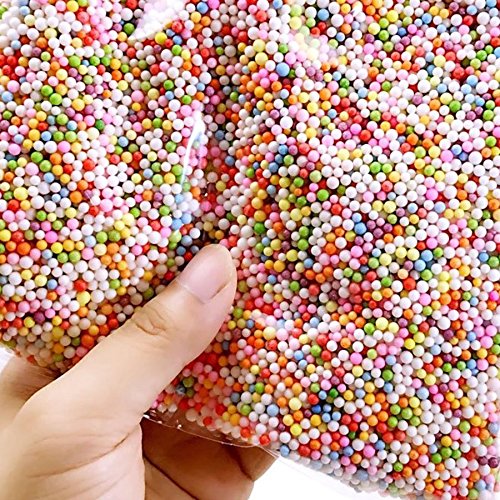 Freedi Foam Beads for DIY Slime Craft Styrofoam Balls Wedding Party Decorations 0.08-0.32 Inch 13000Pcs/1Bag - Thumbnail 2