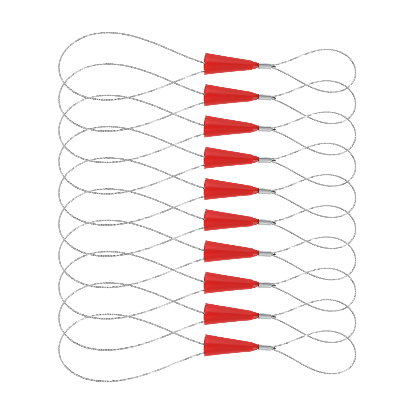 SG Store 10PCS Cable Puller Adjustable Cabling Rods Fish Tape Kit Length 215mm Electrician Threading Device Puller Tool Fish Tape Fastener for Fastening Cables