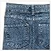 Goldensat Autumn Women's Imitate Cowboy Legging Style Winter Denim Look Pants M Blue