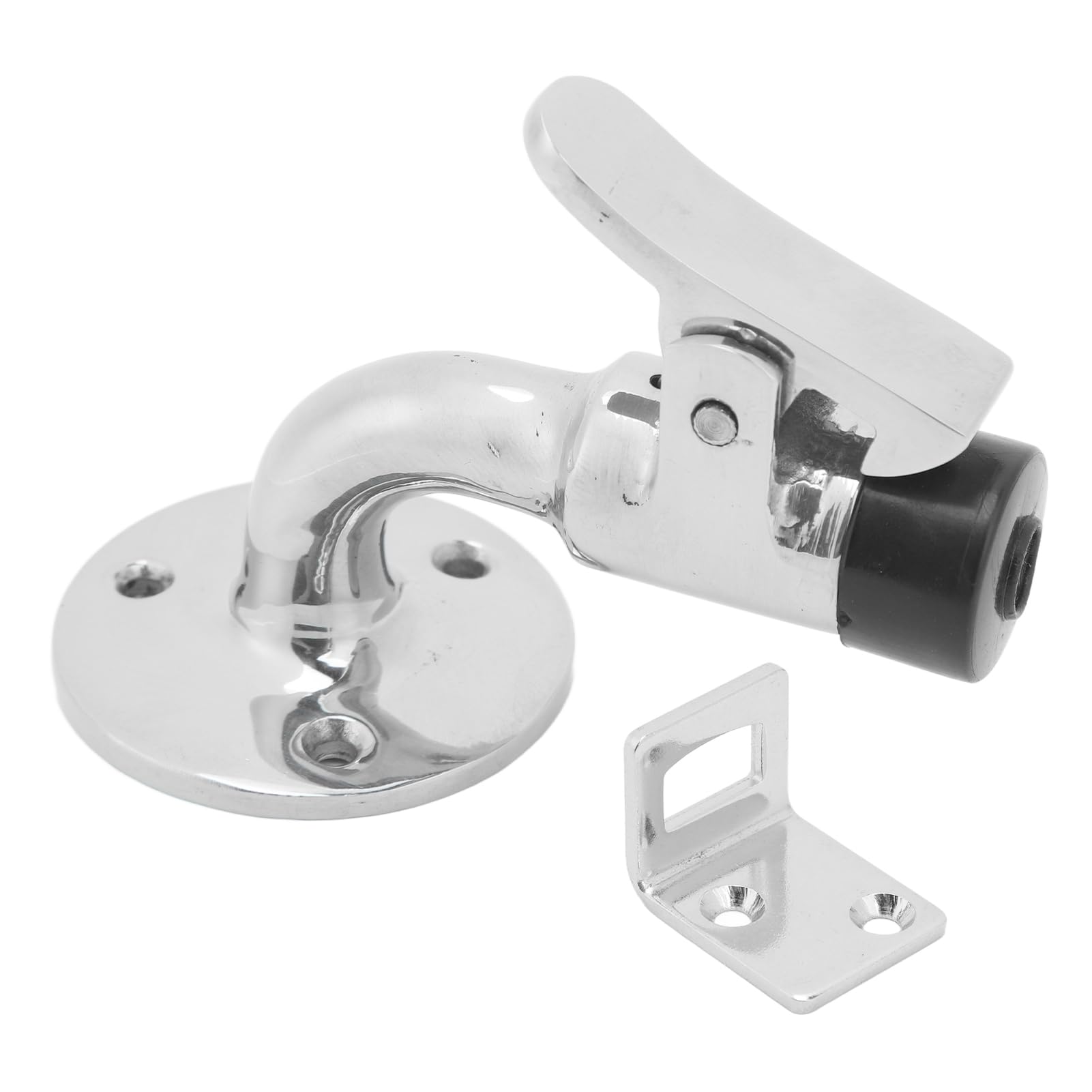 Door Stopper Catch Set, 90° 316 Grade Stainless Steel Door Catch Door Holder, Latch Marine Hardware with Fastener for Marine, Boat, Yacht, RV, Motorhome, Cabinet Door