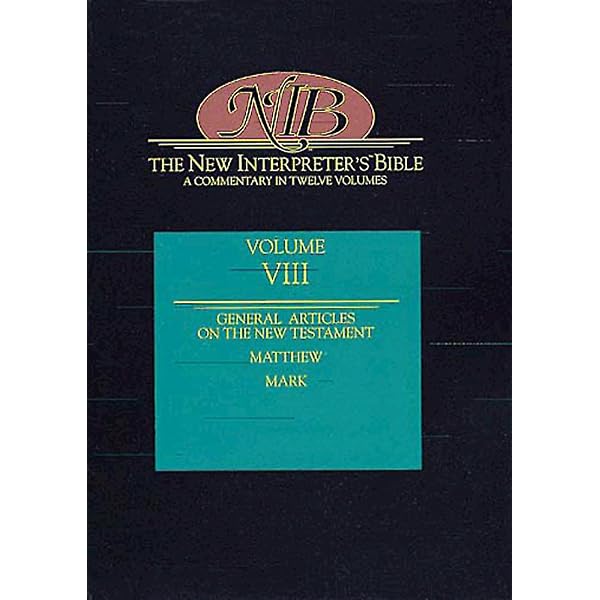 The New Interpreter's Bible: Genesis to Leviticus (Volume 1) by