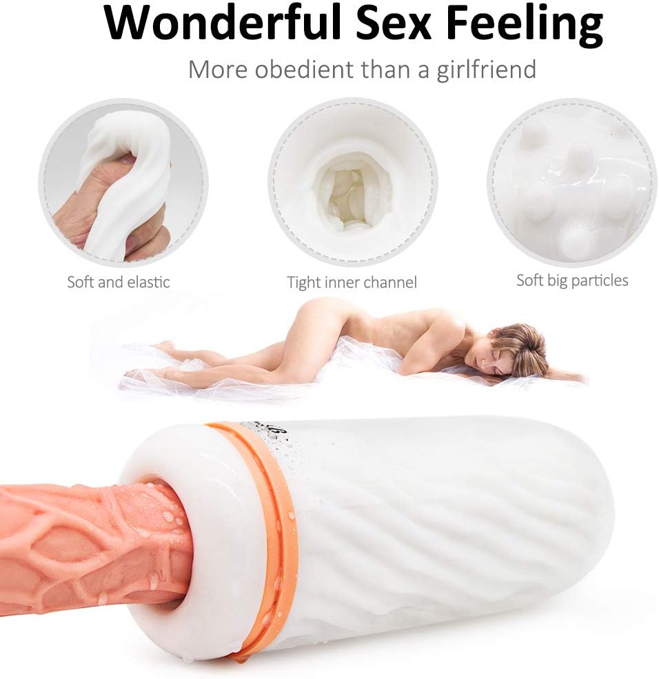 Sexy Toysfor Man Realistic Ṃ&ástˉúˉrbátor Cup Deluxe Pôckēt Pûssys Toy Automatic Sucking M&ǎstùrabǎtion for Male Oràl Sèxy Underwear Six Toy for Men T-Shirt WOW05