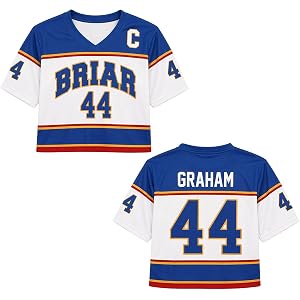 MLUTJINOO Off Campus Short Sleeve Cropped Hockey Jersey Sweatshirt Graham 44 & Logan 22 & Tucker 46 & Di Laurentis 66 Shirts