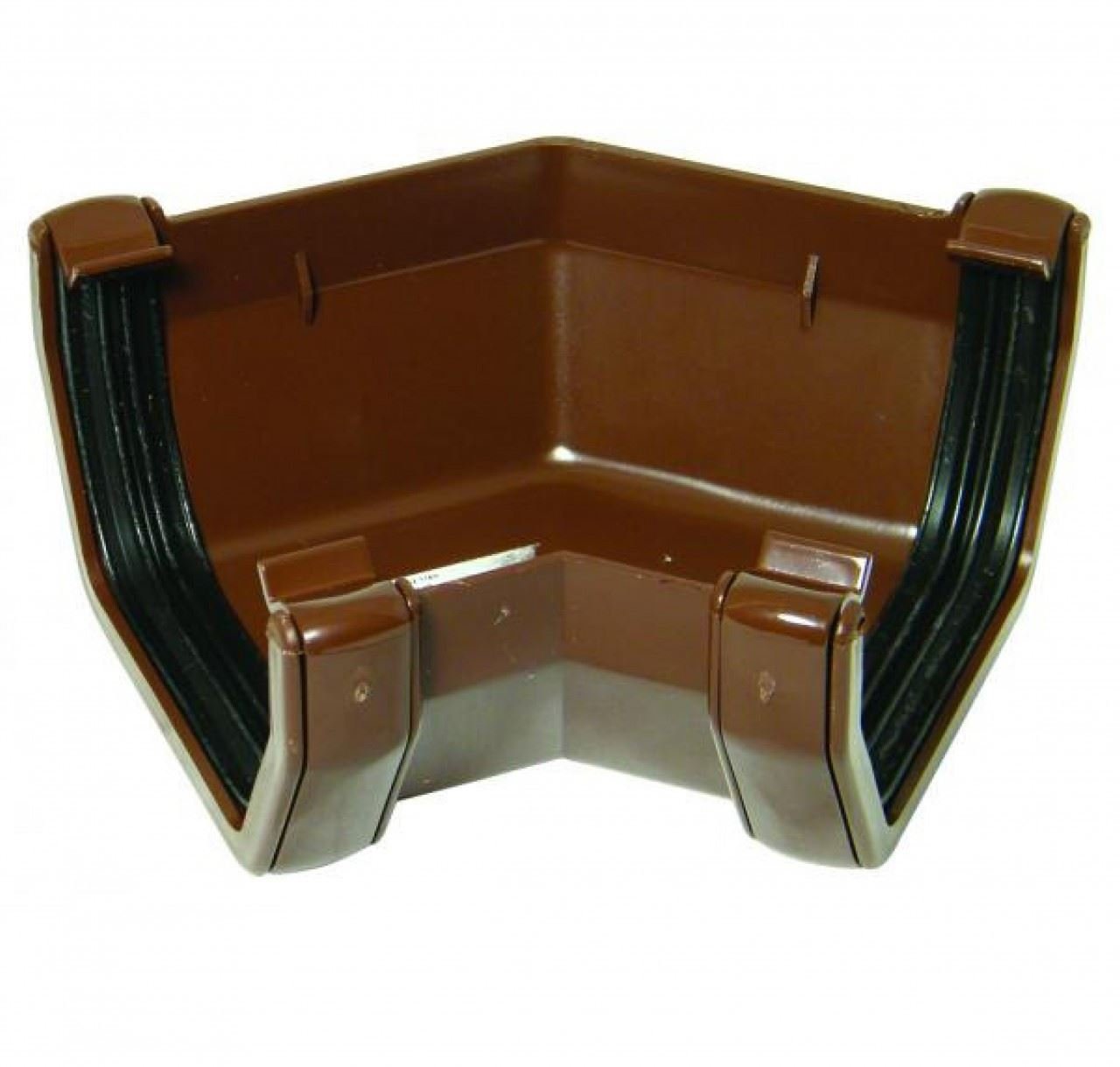 FLOPLAST 114mm Square Gutter135 Degree Angle - Brown