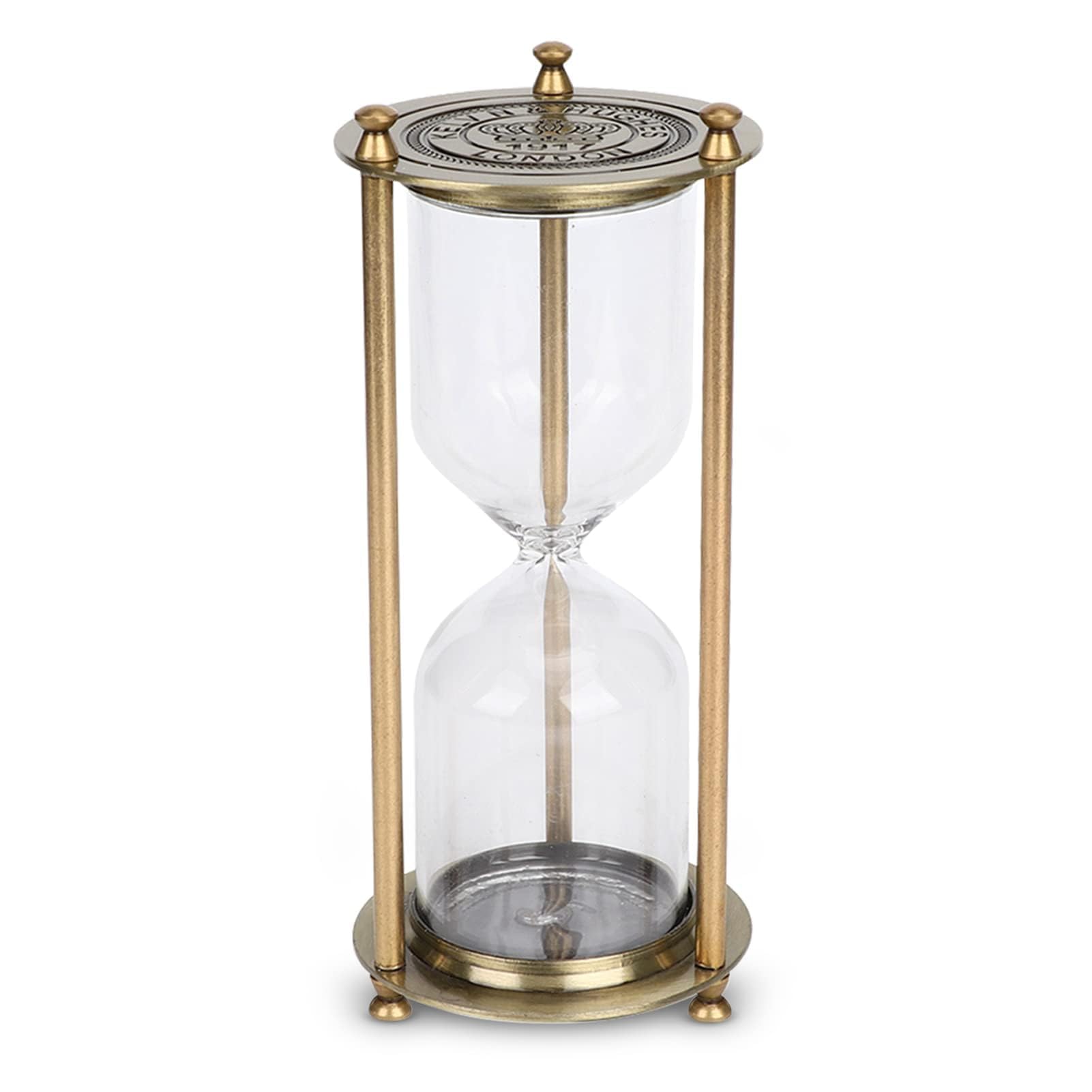 Hourglass Timer 15 Minute Fillable Sand Timer Decorative Hourglass Empty Bottle Vintage Hour Glass Sand Clock Decorative Sandtimer Souvenirs for Office Home Desk Kitchen