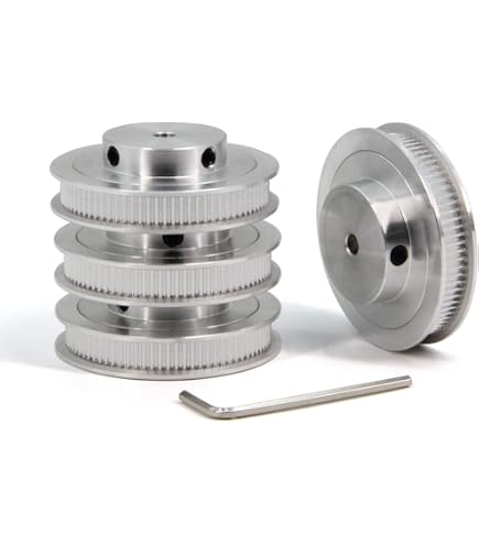 Xianglaa-Timing Pulley 120 denti 2GT Puleggia di temporizzazione 120T, foro 6 / 6.35 / 8/10/12/14 / 15/17/12 / 20/22 / 25 mm, per GT2 cintura sincrona larghezza 6 / 10mm 120.eth Produzione di precisio