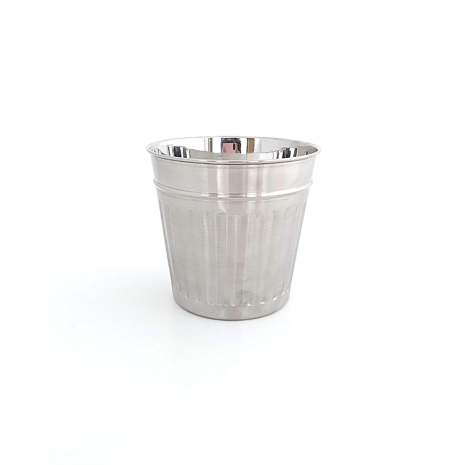 American Metalcraft OSCAR3 Stainless Steel Trash Can, 66 oz.