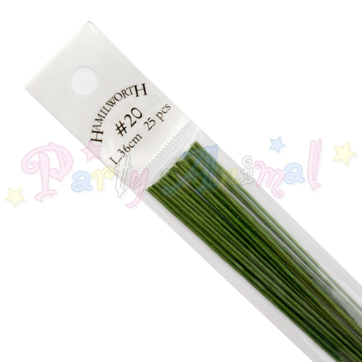 Hamilworth Florist Wire and Sugarcraft Wire - Green 20 Gauge