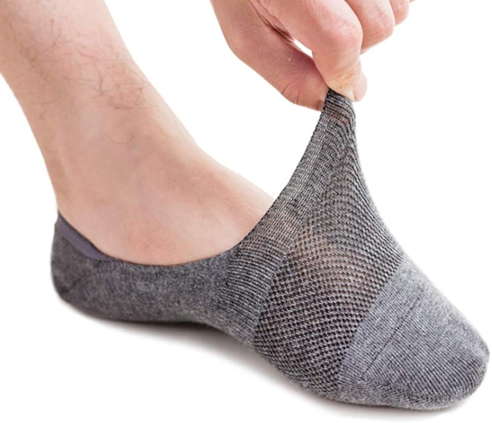 5 pairs Breathable Ice Silk Socks (Black) Amazon.co.uk Clothing