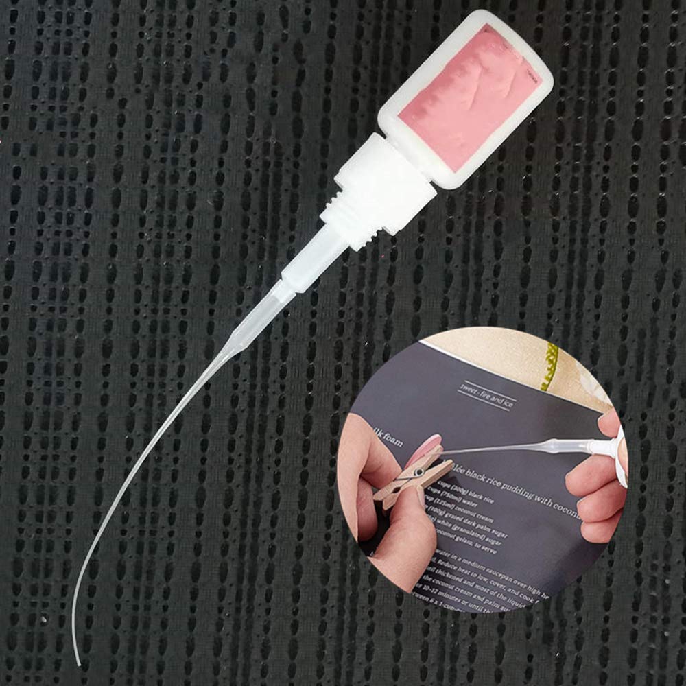 150 Pcs Glue MicroTips Plastic Glue Bottle Tips Glue Extender