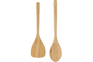 KitchenAid - Set of 2 Bamboo Tools Spoon & Short Turner