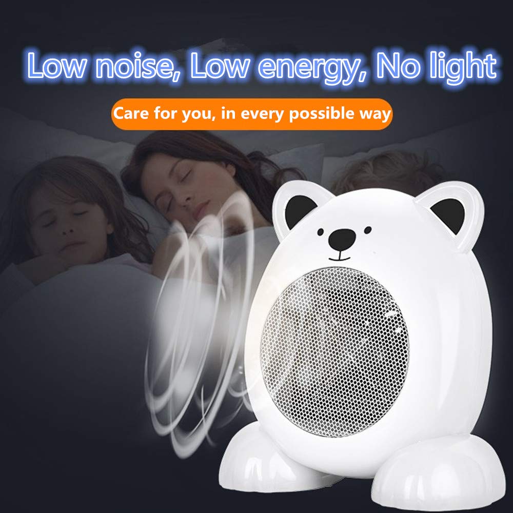 NOZOMI Fan Heater, Portable Electric Heater, One Button Switch, Thermostat and Safety Cut-Off, 2 Years Warranty, 3 pin UK plug in heater