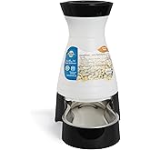 PetSafe Healthy Pet Food Station - Automatic Indoor Gravity Cat & Dog Feeder - Space-Saving Self Feeder - Easy to Clean - Medium - Up to 4 lb Kibble Capacity