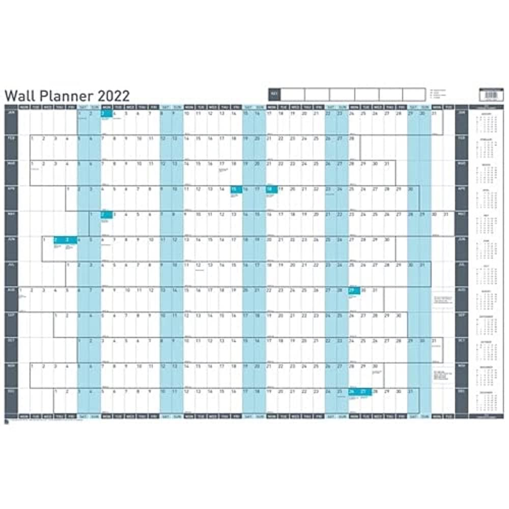 Sasco S:Wall Planner 2022 unmounted