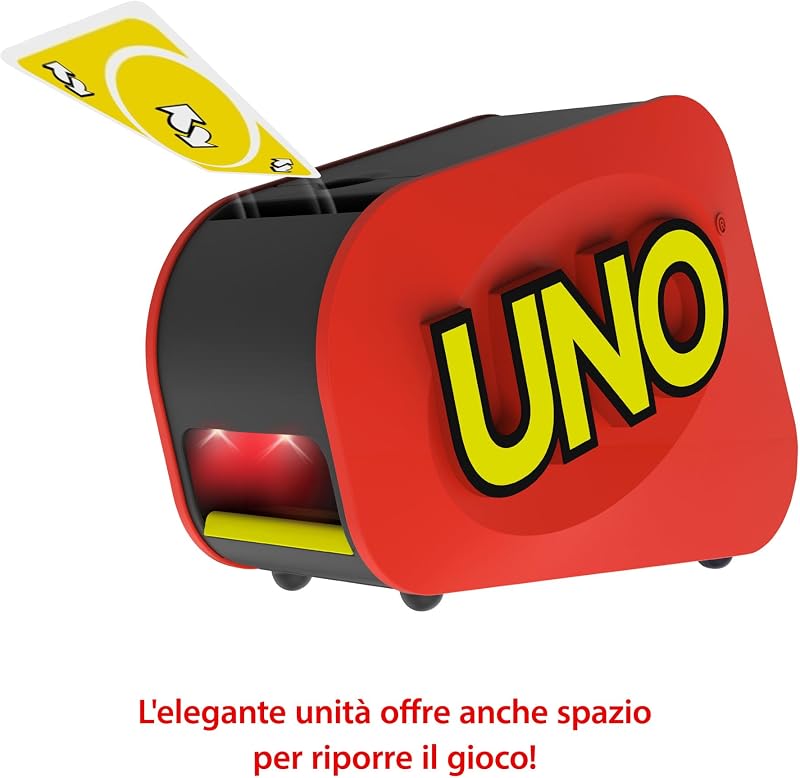 UNO Extreme Gioco con Lanciacarte, 7+ Anni, 2-10 Giocatori
