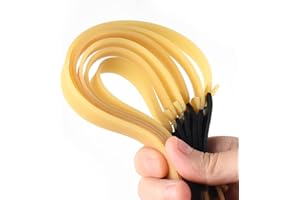 JTXCDFHMJ 10 Packs Thickened 2.0mm Flat Rubber Slingshots Can Be Replaced With Elastic Bands, Suitable For Hunting Slingshots Catapults Together With Elastic Elasticity Bands For Outdoor Jungle Hunting