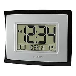 La Crosse Technology Wall/Table Clock, 6.85-inch H
