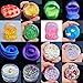 HSETIY Slime Stress Reliever Toy Crunchy Slime Beads Snow Mud Fluffy Floam Slime Scented Slime Stuff No Borax Kids Toy Have Fun Cool Stuff