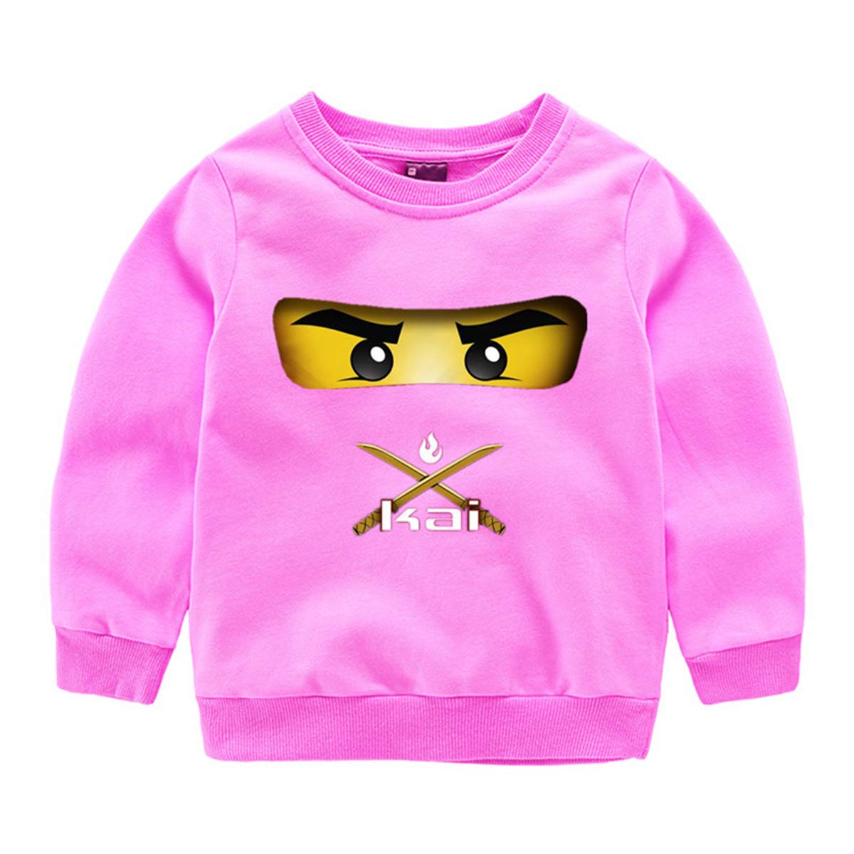 GD-SportBX Girls Boys Ninjago Pullover Sweatshirt Toddler Kids Crewneck Cotton Tops