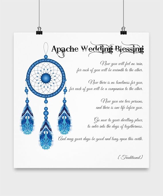 Blue Feather Web Native American Wedding