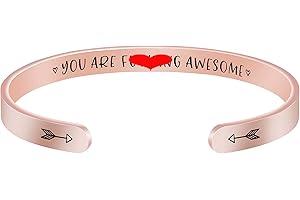 JoycuFF Bracelets for Women Christmas Birthday Thanksgiving Gifts to Mother Mummy Stainless Steel Cuff Bangle Meaningful Year Gifts to Mom