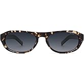 SOJOS Classic Acetate Oval Sunglasses for Men Women Polarized UV400 Protection Unisex Retro Lightweight Sun Glasses SJ3127