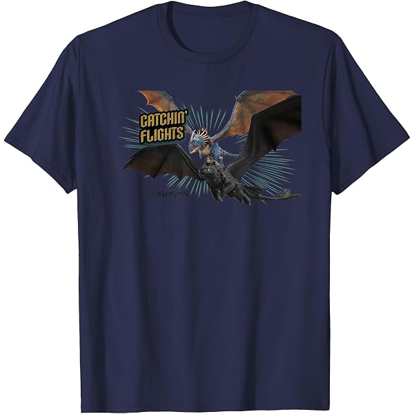 T-shirt Enfant Dragons Dreamworks - Tempête Stormfly - Manches Courtes, Coton - Licencié Officiel