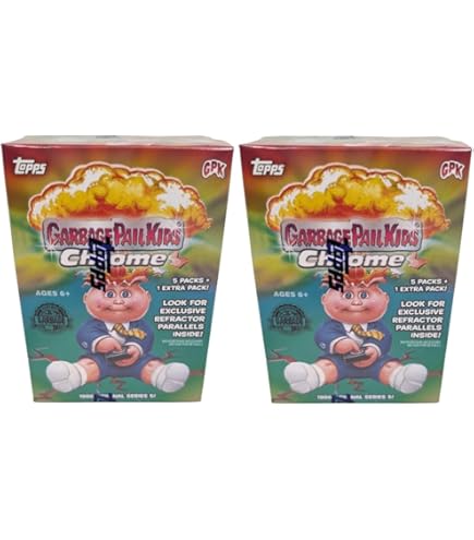 Amazon.com: 2022 Topps Garbage Pail Kids Chrome Series 5 Hobby Box