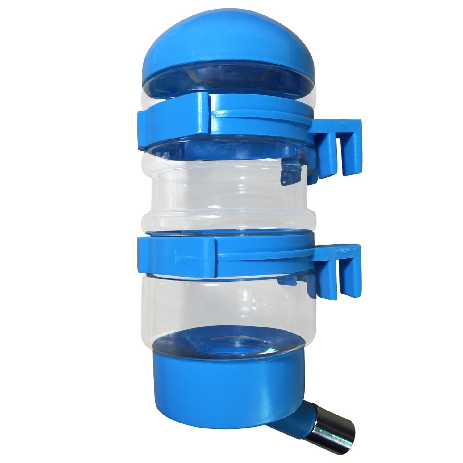SatisPet Dog Water Dispenser in Blue Water Bottle for Cats Dogs & Small Animals