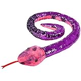 pink stuffed snake