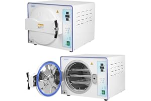 Global-Dental Autoclave Full-Automatic 18L/23L High Pressure High Pressure Temperature Steam Digital Display Stainless Steel 