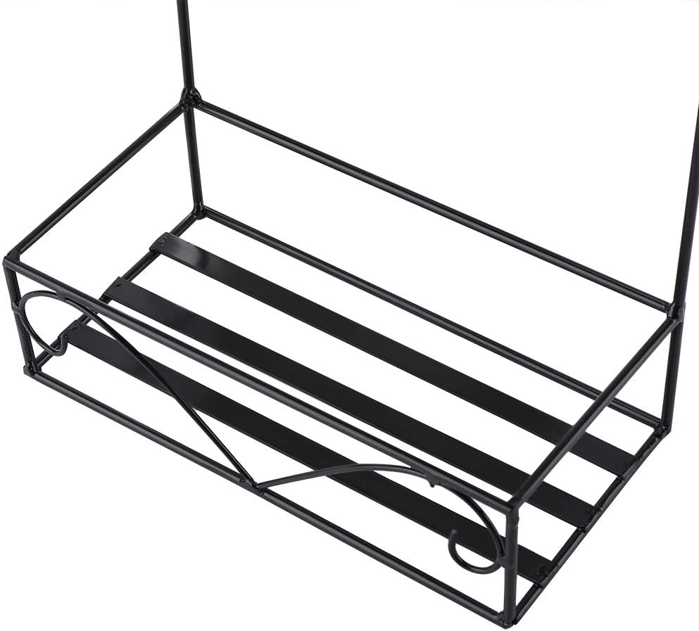 Soporte para Utensilios de Cocina Estantería de Pared con Ganchos