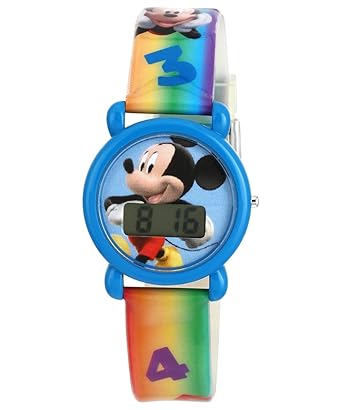 Disney Digital Silver Dial Childrens Watch - DW100231
