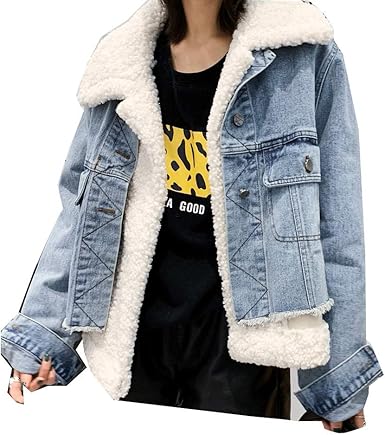 denim wool jacket womens