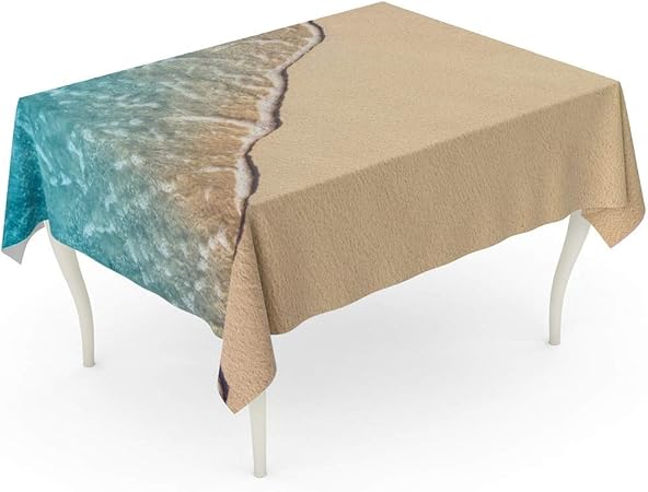 Lis Home Nappe Rectangle Vague De Sable De L Ocean Bleu Sur La