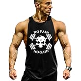 GZXISI Mens Skull Print Stringer Bodybuilding Gym Tank Tops Sleeveless Workout Shirt Fitness Vest