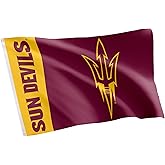 Desert Cactus Arizona State University Flag Sun Devils ASU Banners 100% Polyester Indoor Outdoor 3x5 feet Flags (Team Name)