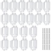 20 PCS BE1-2 Electrical Outlet Box Extenders with 40PCS Screws, (1-Gang) Electrical Power Single Gang Box Extender Electric Box Extender 1 Gang Power Switch Receptacles Accessories