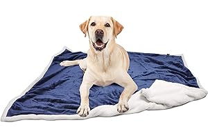 Kritter Planet Large Dog Blanket, Super Soft Fluffy Sherpa Fleece Dog Couch Blankets and Throws for Large Medium Small Dogs Puppy Doggy Pet Cats, 50x60 inches