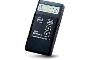 Lignomat Ligno-Scanner D - Pinless Moisture Meter - Moisture Detector for Woodworking, Flooring, Inspections - Humidity Detection and Moist Meter for House, Wood, Drywall, Wall, Ceiling and Floor