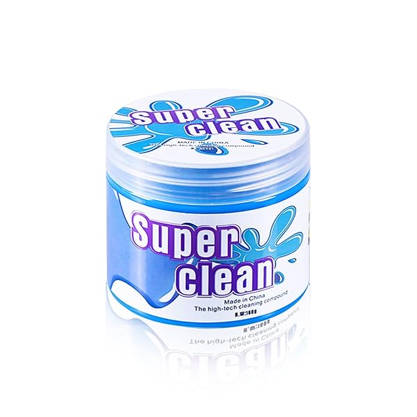 MOLY MAGNOLIA CLEANING GEL FOR CAR, UNIVERSAL DETAILING PUTTY GEL DETAIL TOOLS CAR INTERIOR CLEANER, REMOVAL PUTTY KEYBOARD CLEANER FOR CAR VENTS, PC, LAPTOPS, CAMERAS (BLUE)