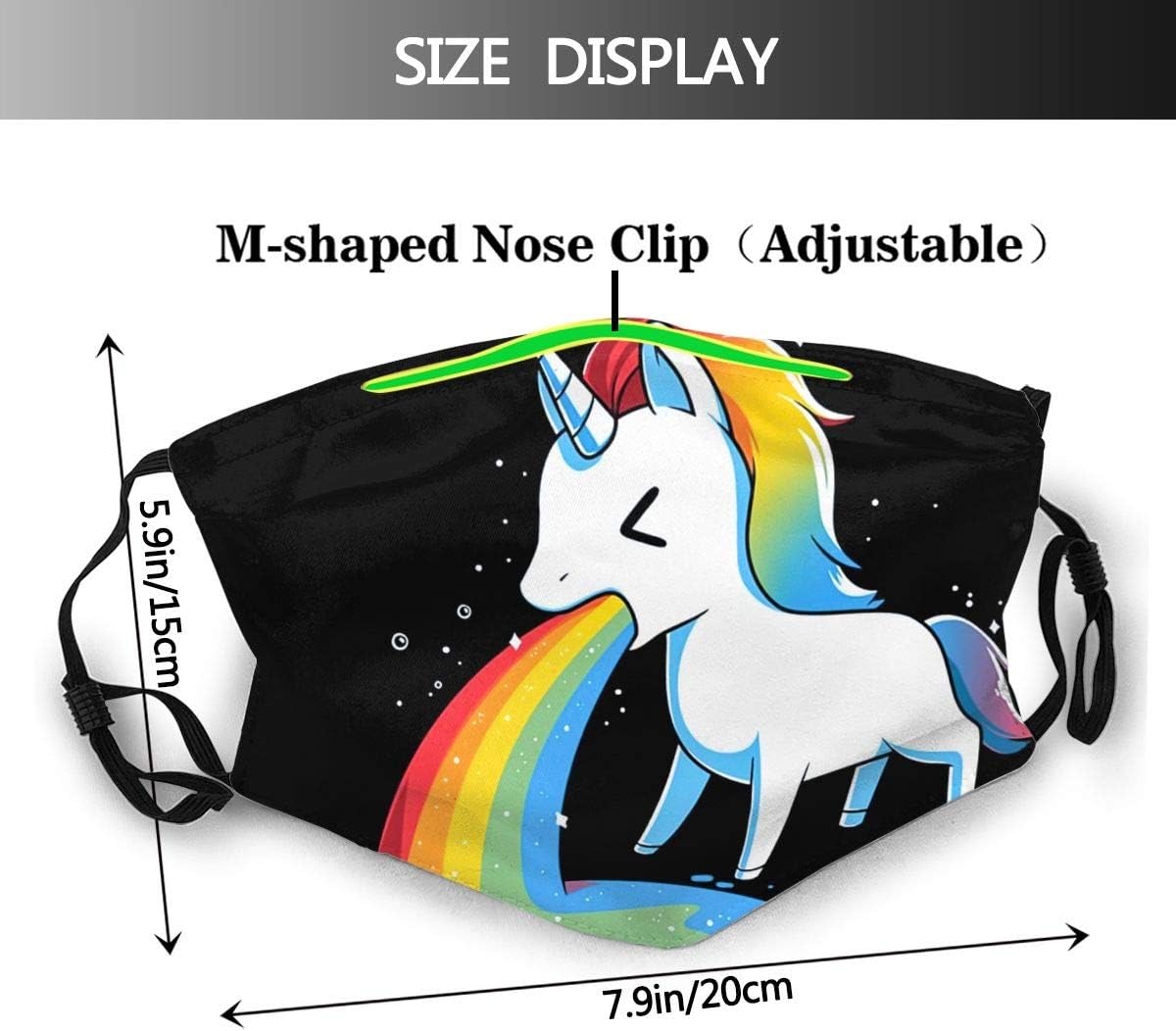 UV Protection Reusable Mouth Guard with Replaceable Filters, Betty Boop Anime Cartoon Dust Pollution Face Guard for Running Cycling with Adjustable Ear Loops - 10 Filter : Sports & Outdoors