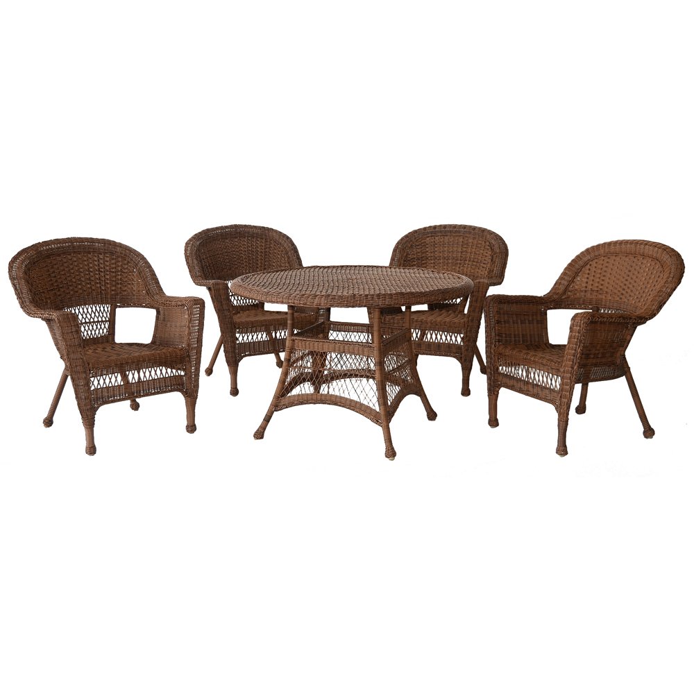 Best 5 piece patio dining set wicker