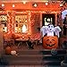AerWo 4.7ft Halloween Inflatables Blow Up Yard Decorations, Upgraded Ghost on Pumpkin with LED Lights for Halloween Decorations Outdoor