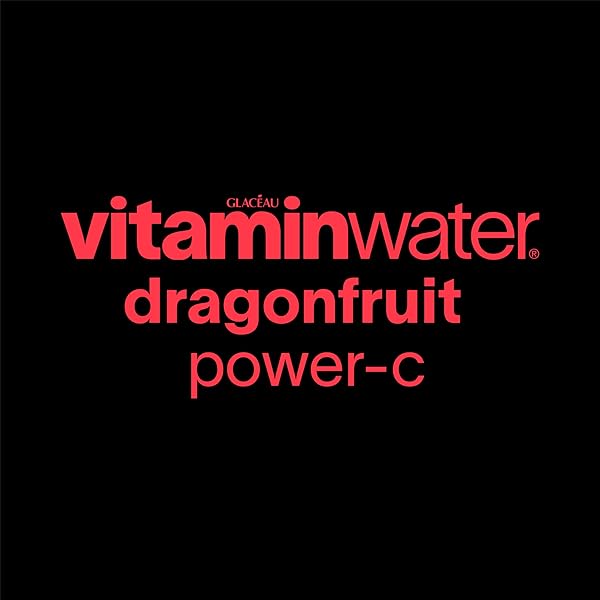 VITAMINWATER POWER-C DRAGONFRUIT NUTRIENT ENHANCED FLAVORED WATER BEVERAGE, 20 FL OZ BOTTLES, 12 PACK