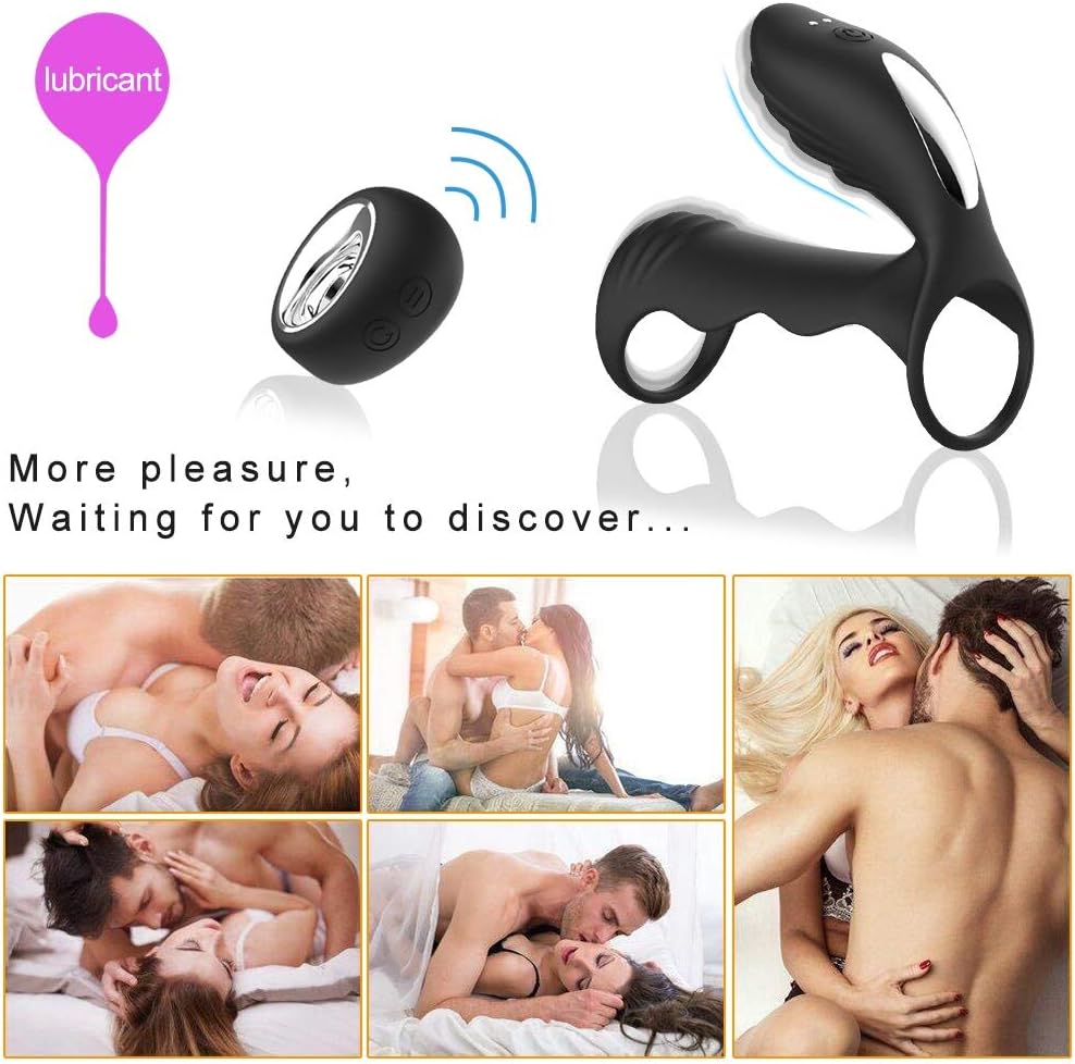 WFWJD Superior Quality Ring Wireless Remote Control Ring Jumping Powerful Funny Töys Pênn`is Ring for Men