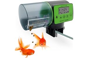 LYFJXX Smart Aquarium Mini Automatic Fish Feeder Vacation Auto Fish Tank Feeders with Timer Pet Feeding Dispenser LCD Fish Feeder Tool