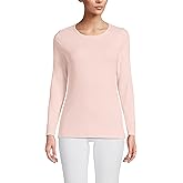 Lands' End Women's Cotton Rib Knit T-Shirt