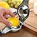 Manual Juicer Citrus Lemon Squeezer - Stainless Steel Manual Lime Juicer (Bowl Inner Diameter = 2.35 Inch)